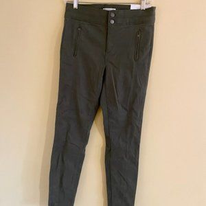 LOFT High‎ Waist Legging Color Green/Gray Size 2